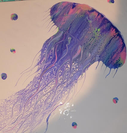 Jelly Fish in Pastels Jelly Fish in Pastels